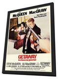 The Getaway 11 x 17 Movie Poster - German Style A - in Deluxe Aluminum Frame