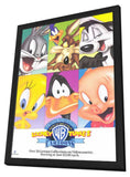 Warner Brothers Looney Tunes Cartoons 11 x 17 Movie Poster - Style A - in Deluxe Aluminum Frame