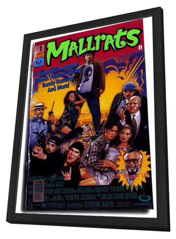 MallRats 11 x 17 Movie Poster - Style B - in Deluxe Aluminum Frame