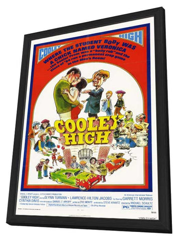 Cooley High 11 x 17 Movie Poster - Style B - in Deluxe Aluminum Frame