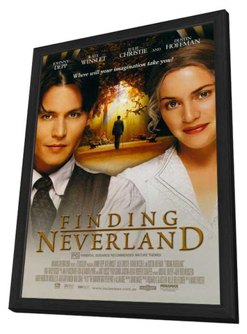 Finding Neverland 11 x 17 Movie Poster - Style B - in Deluxe Aluminum Frame