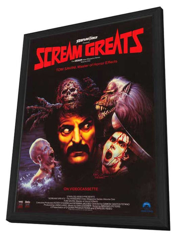 Scream Greats, Vol. 1: Tom Savini, Master of Horror Effects 11 x 17 Movie Poster - Style A - in Deluxe Aluminum Frame