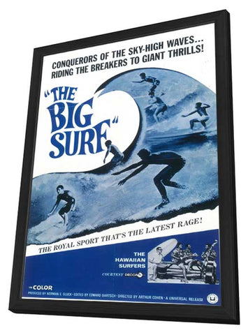 The Big Surf 11 x 17 Movie Poster - Style A - in Deluxe Aluminum Frame