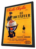 The Great Dictator 11 x 17 Movie Poster - French Style A - in Deluxe Wood Frame