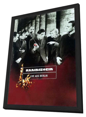 Rammstein: Live aus Berlin 11 x 17 Movie Poster - German Style A - in Deluxe Wood Frame