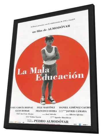 Bad Education 11 x 17 Movie Poster - Spanish Style A - in Deluxe Aluminum Frame