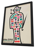 Play Time 11 x 17 Movie Poster - Polish Style A - in Deluxe Aluminum Frame