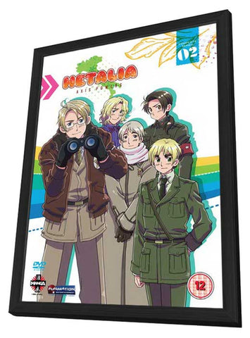 Hetalia: Axis Powers (TV) 11 x 17 Movie Poster - UK Style A - in Deluxe Aluminum Frame
