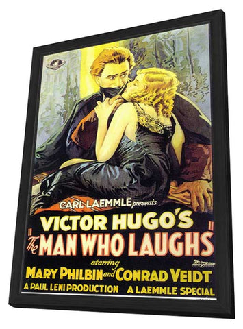 The Man Who Laughs 11 x 17 Movie Poster - Style A - in Deluxe Aluminum Frame