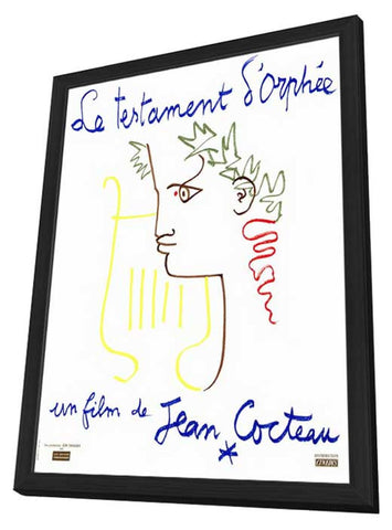 Testament of Orpheus 11 x 17 Poster - Foreign - Style A - in Deluxe Aluminum Frame