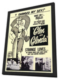 Glen or Glenda 11 x 17 Movie Poster - Style A - in Deluxe Aluminum Frame