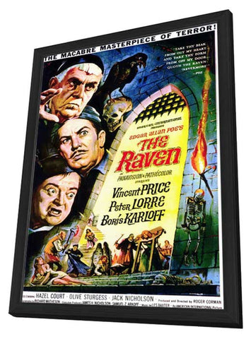 The Raven 11 x 17 Movie Poster - Style C - in Deluxe Aluminum Frame