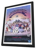 Charlottes Web 11 x 17 Movie Poster - Style A - in Deluxe Aluminum Frame