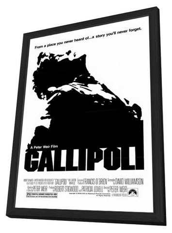 Gallipoli 11 x 17 Movie Poster - Australian Style A - in Deluxe Aluminum Frame