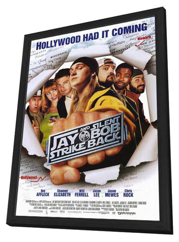 Jay and Silent Bob Strike Back 11 x 17 Movie Poster - Style A - in Deluxe Aluminum Frame