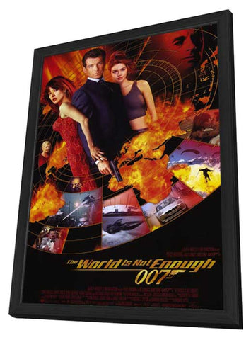 The World is Not Enough 11 x 17 Movie Poster - Style C - in Deluxe Aluminum Frame