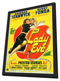 The Lady Eve 11 x 17 Movie Poster - Style A - in Deluxe Aluminum Frame