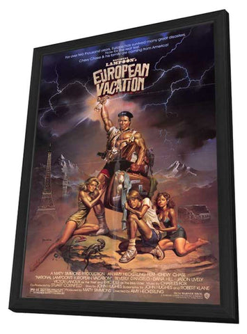 National Lampoon's European Vacation 11 x 17 Movie Poster - Style A - in Deluxe Aluminum Frame