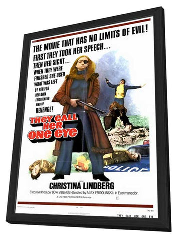 They Call Her One Eye 11 x 17 Movie Poster - Style A - in Deluxe Aluminum Frame