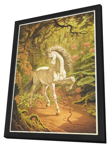 Unicorn 11 x 17 Movie Poster - Style A - in Deluxe Aluminum Frame