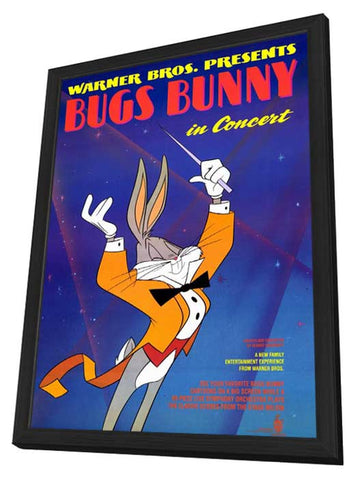 Bugs Bunny in Concert 11 x 17 Movie Poster - Style A - in Deluxe Aluminum Frame