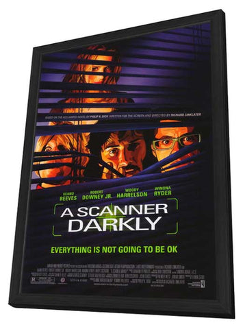 A Scanner Darkly 11 x 17 Movie Poster - Style B - in Deluxe Aluminum Frame