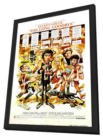The Long Goodbye 11 x 17 Movie Poster - Style C - in Deluxe Aluminum Frame