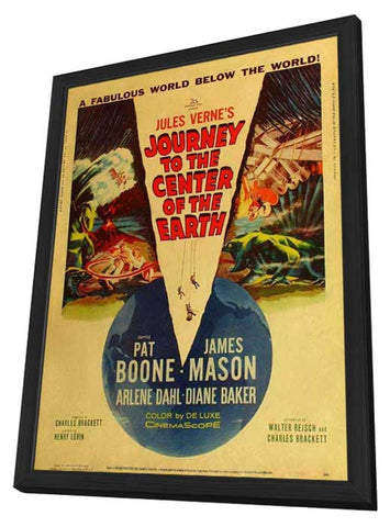 Journey to the Center of the Earth 11 x 17 Movie Poster - Style C - in Deluxe Aluminum Frame