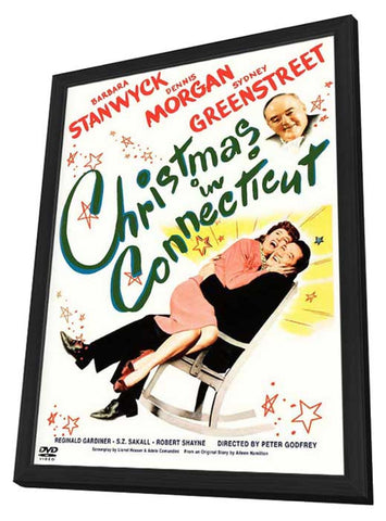 Christmas in Connecticut 11 x 17 Movie Poster - Style A - in Deluxe Aluminum Frame
