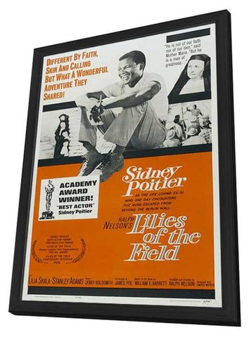 Lilies of the Field 11 x 17 Movie Poster - Style C - in Deluxe Aluminum Frame