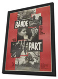 Band of Outsiders 11 x 17 Movie Poster - French Style A - in Deluxe Aluminum Frame