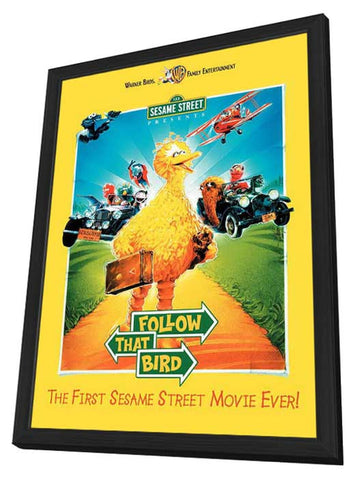 Sesame Street Presents: Follow that Bird 11 x 17 Movie Poster - Style A - in Deluxe Aluminum Frame
