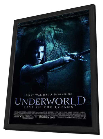Underworld 3: Rise of the Lycans 11 x 17 Movie Poster - Style D - in Deluxe Aluminum Frame