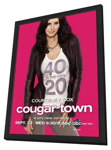 Cougar Town (TV) 11 x 17 TV Poster - Style A - in Deluxe Aluminum Frame