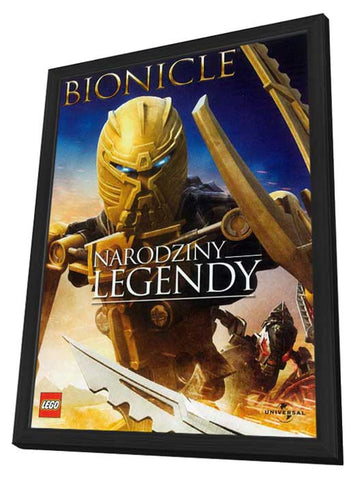 Bionicle: The Legend Reborn 11 x 17 Movie Poster - Polish Style A - in Deluxe Aluminum Frame