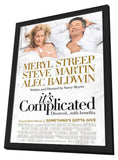 It's Complicated 11 x 17 Movie Poster - Style C - in Deluxe Aluminum Frame