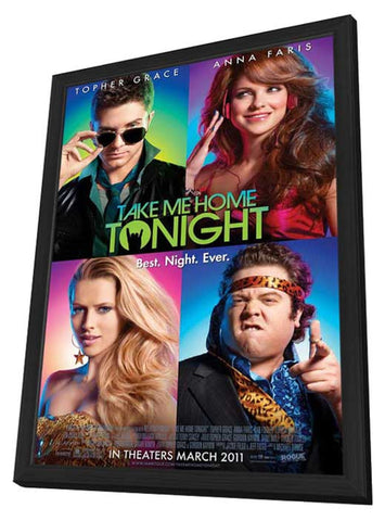 Take Me Home Tonight 11 x 17 Movie Poster - Style A - in Deluxe Aluminum Frame