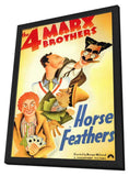 Horse Feathers 11 x 17 Movie Poster - Style A - in Deluxe Aluminum Frame