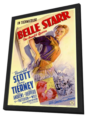 Belle Starr 11 x 17 Movie Poster - Style A - in Deluxe Aluminum Frame