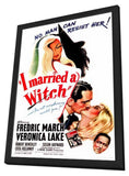 I Married a Witch 11 x 17 Movie Poster - Style A - in Deluxe Aluminum Frame
