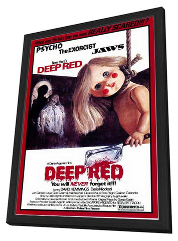 Deep Red 11 x 17 Movie Poster - Style A - in Deluxe Aluminum Frame