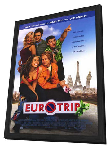 Eurotrip 11 x 17 Movie Poster - Style A - in Deluxe Aluminum Frame
