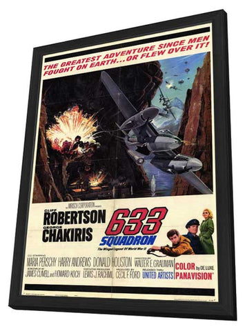 633 Squadron 11 x 17 Movie Poster - Style A - in Deluxe Aluminum Frame
