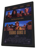 Young Guns 2 11 x 17 Movie Poster - Style A - in Deluxe Aluminum Frame