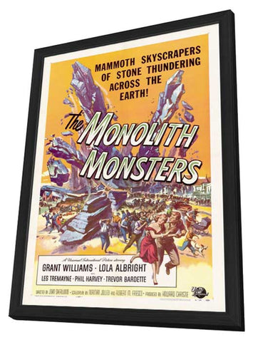 The Monolith Monsters 11 x 17 Movie Poster - Style A - in Deluxe Aluminum Frame