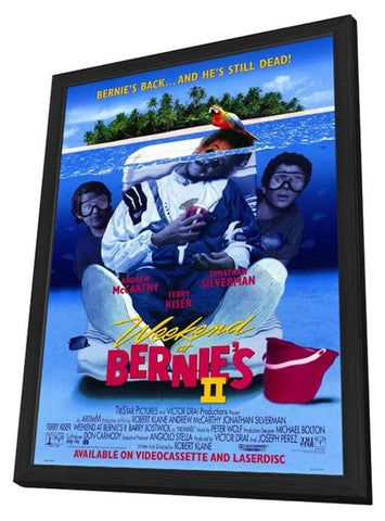 Weekend at Bernies 2 11 x 17 Movie Poster - Style A - in Deluxe Aluminum Frame