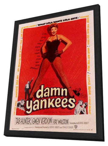 Damn Yankees! 11 x 17 Movie Poster - Style A - in Deluxe Aluminum Frame