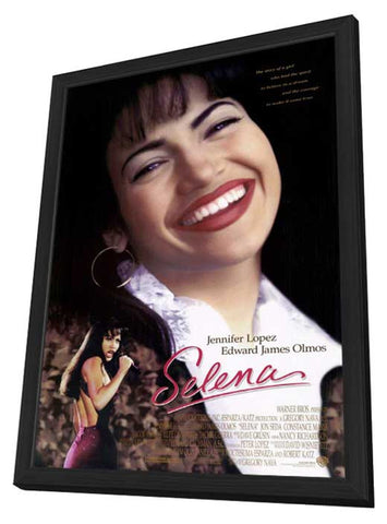 Selena 11 x 17 Movie Poster - Style A - in Deluxe Aluminum Frame