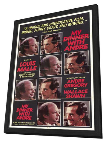 My Dinner With Andre 11 x 17 Movie Poster - Style A - in Deluxe Aluminum Frame