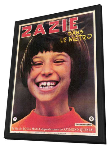 Zazie dans le Metro 11 x 17 Poster - Foreign - Style A - in Deluxe Aluminum Frame